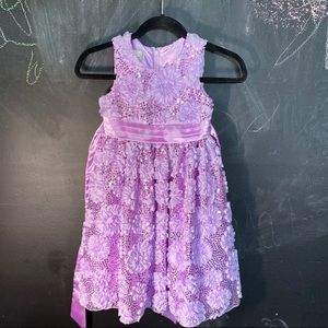 Purple sparkly dress